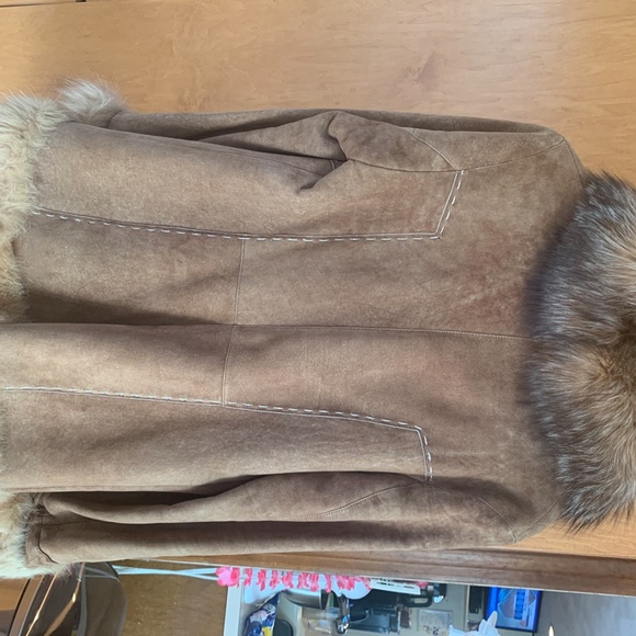 Sheepskin coat /suede - Picture 3 of 16